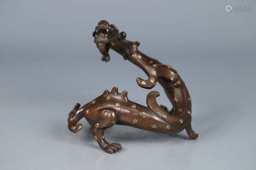 A Bronze Dragon Ornament