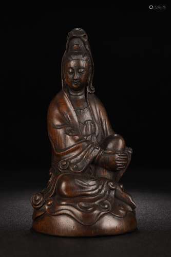 An Agarwood Guanyin Ornament