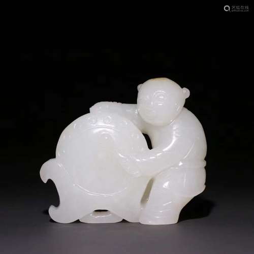 A Hetian Jade Figure-Story Ornament