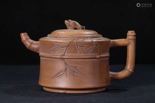 A Zisha Teapot With Mark