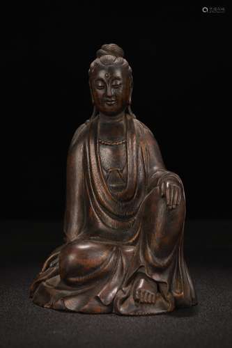 An Agarwood Guanyin Ornament