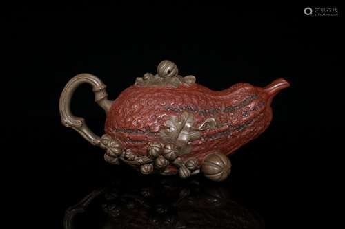 A Zisha Teapot, Wang Yinxiang Mark