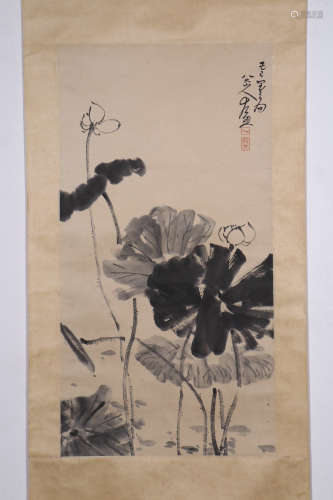 chinese painting by bada shanren