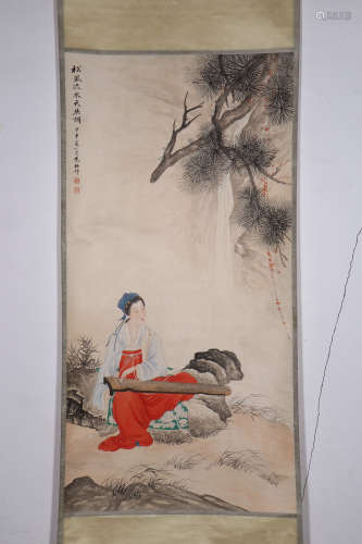 chinese painting by zhu meicun