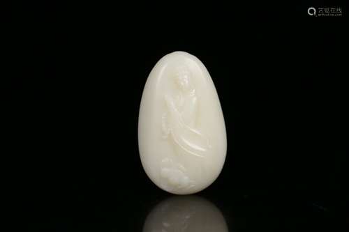 Hetian Jade Guanyin Pendant