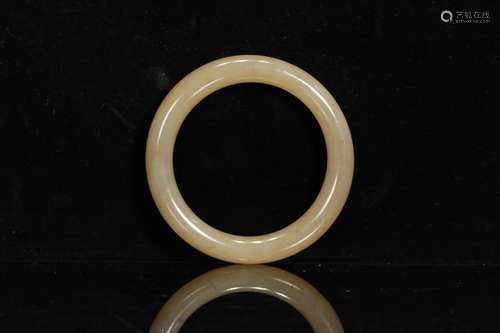 Hetian Yellow Jade Bangle