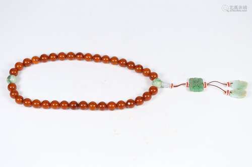 Amber 36-Bead Rosary