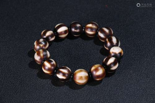 Tibetan Dzi Bead Bracelet