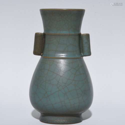 Porcelain Ru Kiln Ear Vase