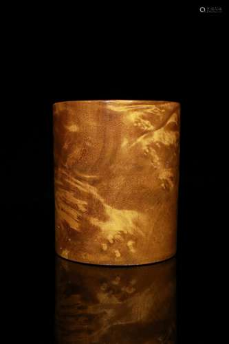 Nan Wood Brush Pot