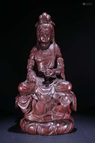 Agarwood Guanyin Statue