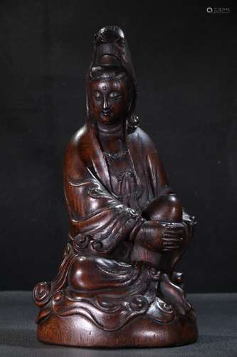 Agarwood Guanyin Statue