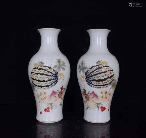 Porcelain Enameled Guanyin Vase