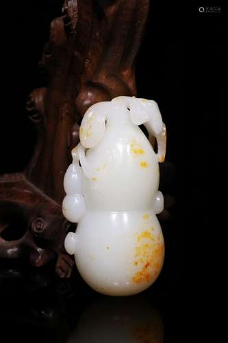 Hetian Jade Auspicious Pattern Handpiece