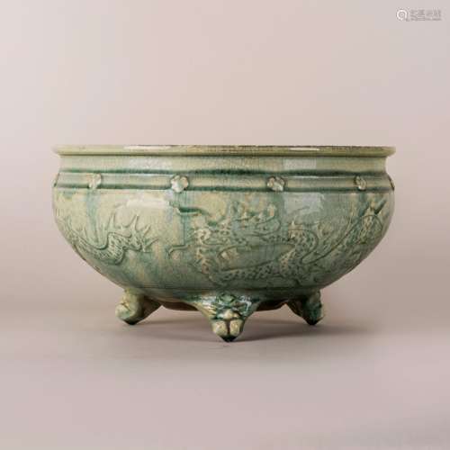 A CHINESE CELADON CENSER