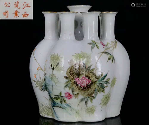 JIANGXICIYEGONGSI MARK SHALLOW GLAZE VASE