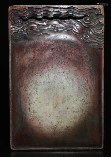 INK SLAB CARVED WITH PATTERN