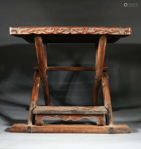 HUANGHUALI WOOD CARVED DESK