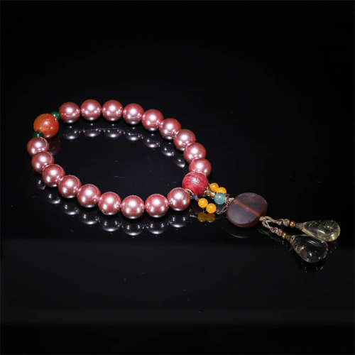 A Zijin Shell pearls Prayer Beads 18 Pieces