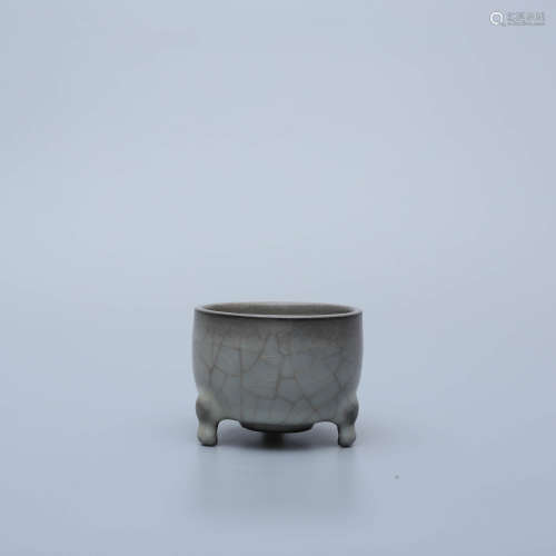 A Longquan Celadon  Three-legged Incense Burner