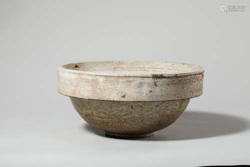 Chinese White Glazed Anhua Porcelain Bowl