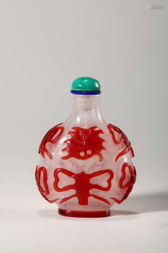 Chinese Peking Glass Snuff Bottle