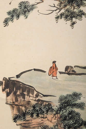 Chinese landscape painting, Puru marked