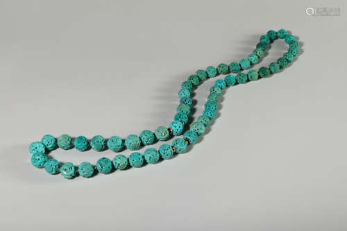 Chinese Turquoise Beads Necklaces