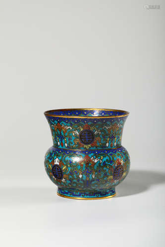 Chinese Cloisonne Spittoon