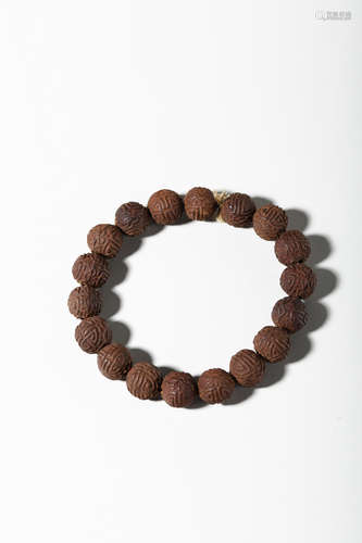 Chinese Agarwood Powder Beads Bracelet