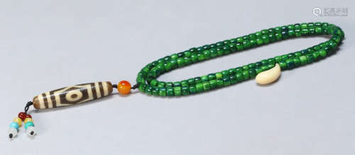 QIUJIAO STRING NECKLACE WITH 108 BEASD
