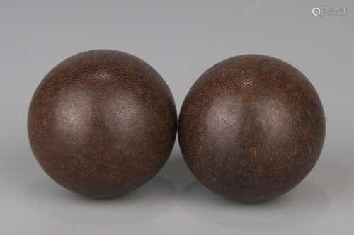 CHENXIANG WOOD CARVED BALL PENDANT