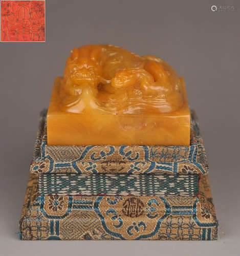 TIANHUANG STONE CARVED SEAL