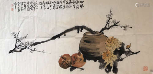 chinese painting by li daoxi in modern times