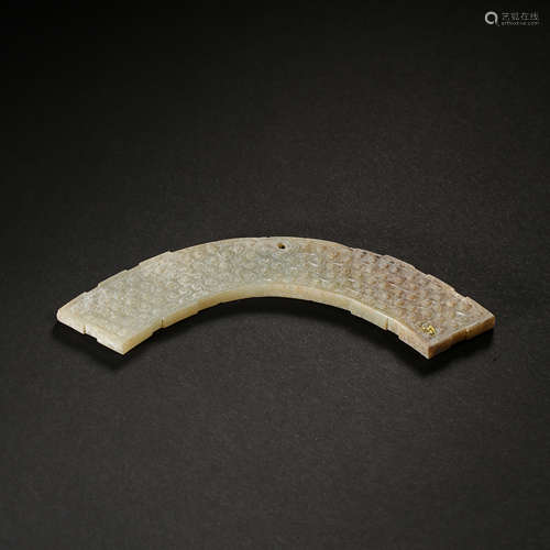 HAN DYNASTY, CHINESE HETIAN JADE BI