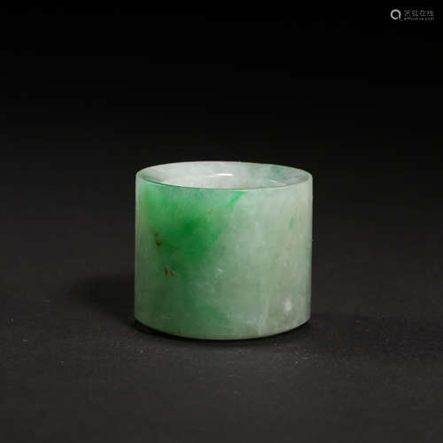 QING DYNASTY, CHINESE JADE THUMB RING