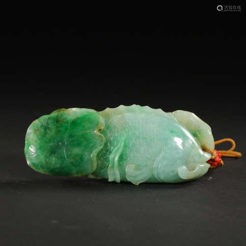 QING DYNASTY, CHINESE JADE PENDANT