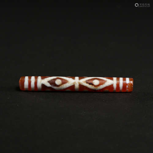 TANG DYNASTY, CHINESE AGATE PIPE