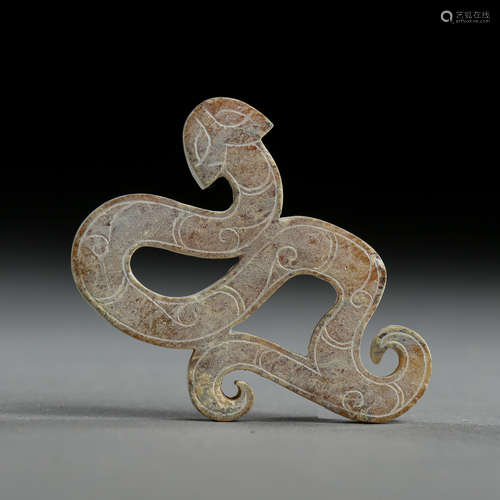 WESTERN ZHOU DYNASTY, CHINESE DRAGON PANDANT