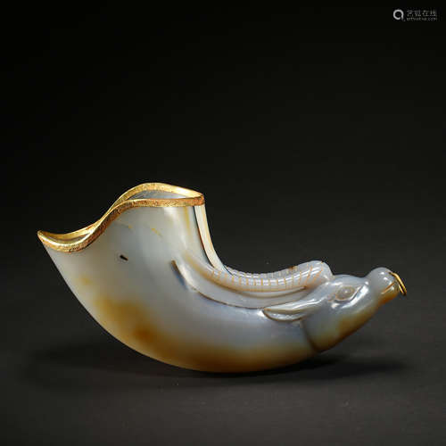 LIAO DYNASTY, CHINESE AGATE CUP