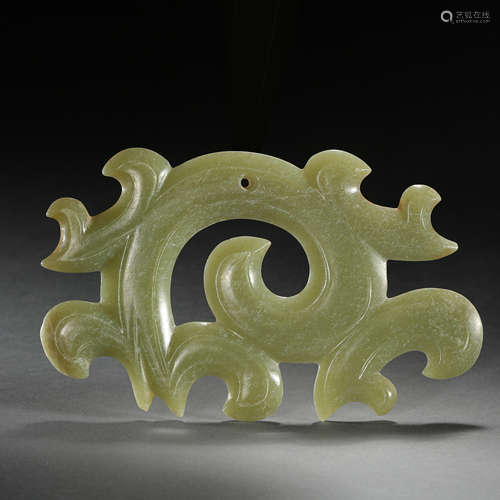 CHINESE HONGSHAN CULTURE JADE PENDANT