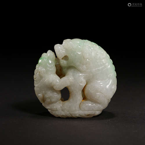 CHINESE QING DYNASTY JADE PENDANT