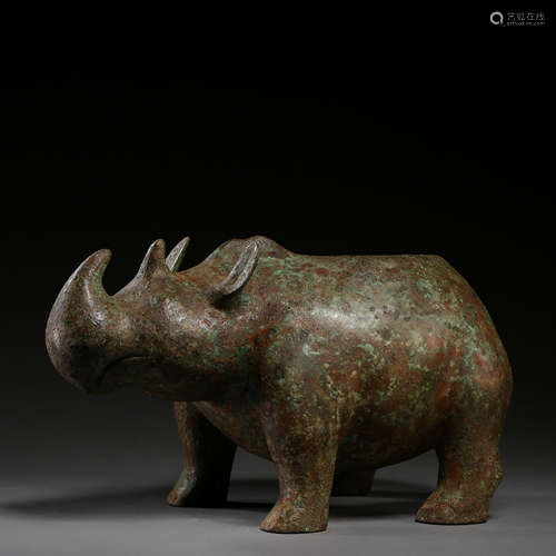 HAN DYNASTY, CHINESE BRONZE BULL