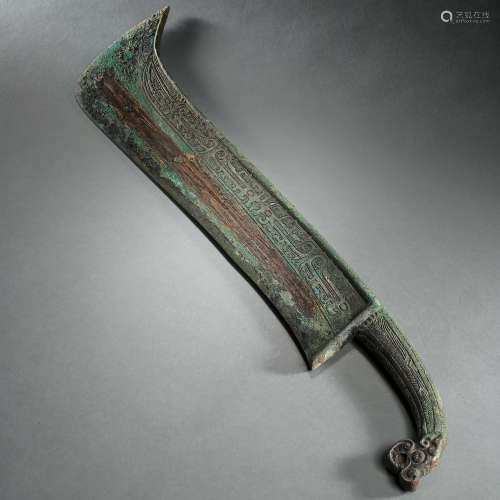 OLD CHINESE BRONZE KNIFE