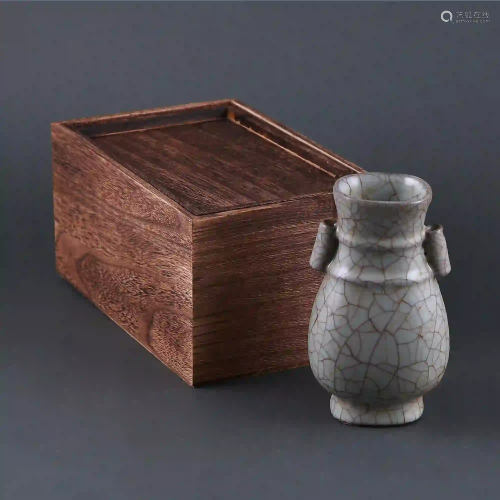 Song Dynasty style official kiln gray celadon glaze