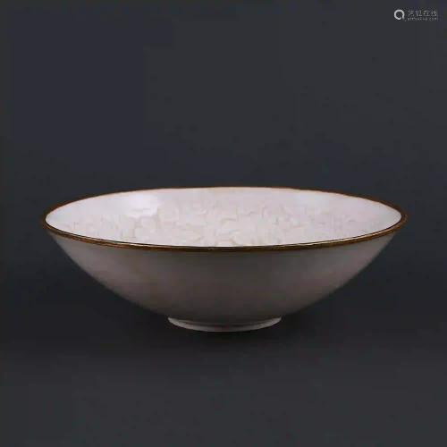 Song Dynasty style Ding kiln white glaze bowl with