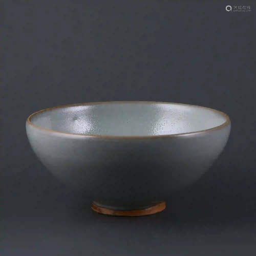 Jin Dynasty style Jun kiln gray celadon glaze large