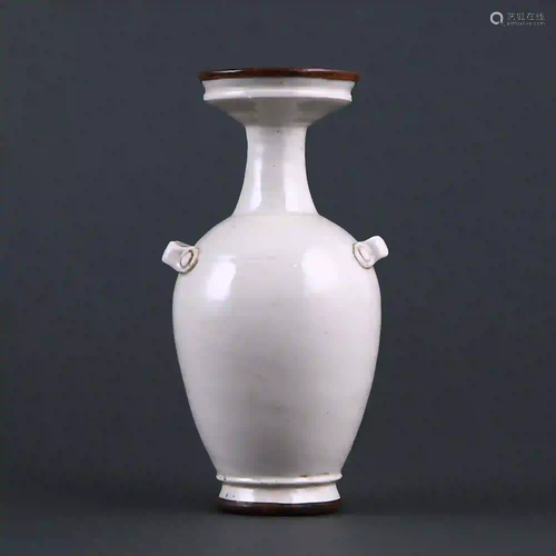 Song Dynasty style Ding Kiln White Glazed Double Tie