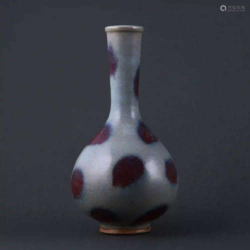 Jin Dynasty style Jun kiln celadon glaze hanging red