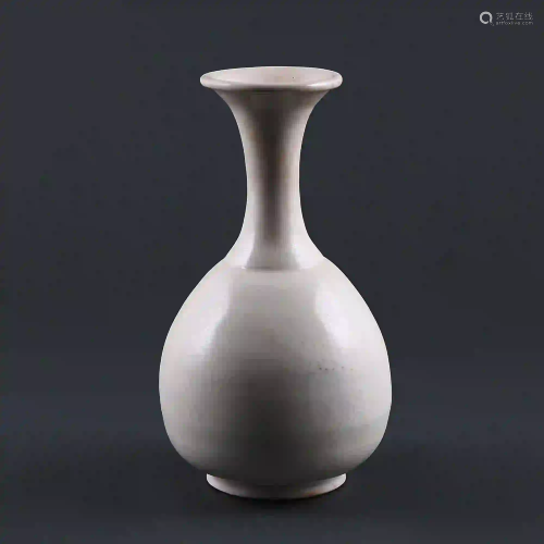 Tang Dynasty style White Glazed Jade Pot Spring Vase